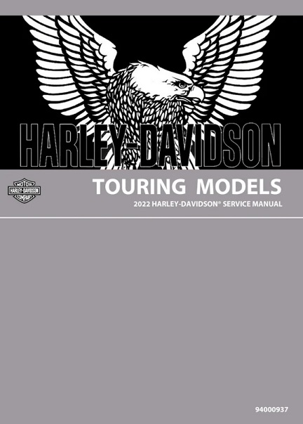 2022 Harley-Davidson Touring Models Service Manual - Spiralbound