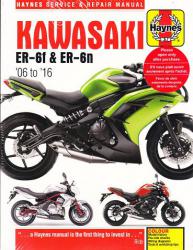 2006 - 2016 Kawasaki EX650, ER650, ER-6F & ER-6N Haynes Repair Manual
