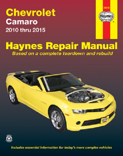 2010 - 2015 Chevrolet Camaro Haynes Repair Manual
