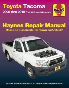 2005 - 2018 Toyota Tacoma Haynes Repair Manual