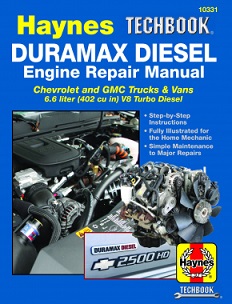 2001 - 2019 Duramax Diesel Engine Chevrolet GMC Trucks, Haynes Techbook
