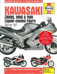 1983 - 1997 Kawasaki Ninja ZX900, ZX1000, ZX1100 Haynes Repair Manual