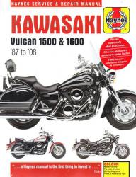 1987 - 2008 Kawasaki Vulcan 1500 & 1600 Haynes Repair & Service Manual 