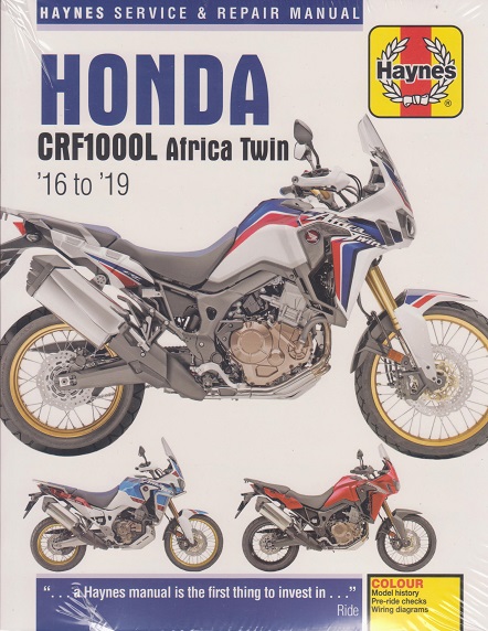 2016 - 2019 Honda CRF1000L Africa Twin Haynes Repair Manual