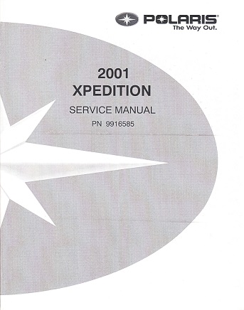 2001 Polaris Xpedition 325 & 425 Factory Service Manual - OEM