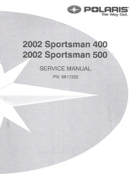 2002 Polaris Sportsman 400 & 500 Factory Service Manual