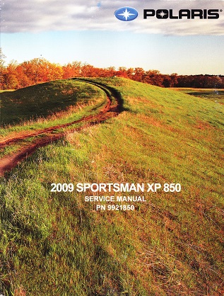 2009 Polaris Sportsman XP 850 Factory Service Manual - OEM