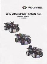 2012 - 2013 Polaris Sportsman 550, X2 and Touring Factory Service Manual