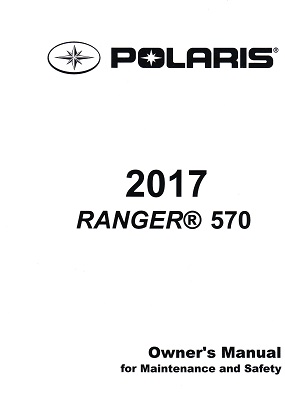 2017 Polaris Ranger 570 Owner's Manual