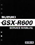 1997 - 2000 Suzuki GSX-R600 Factory Service Manual