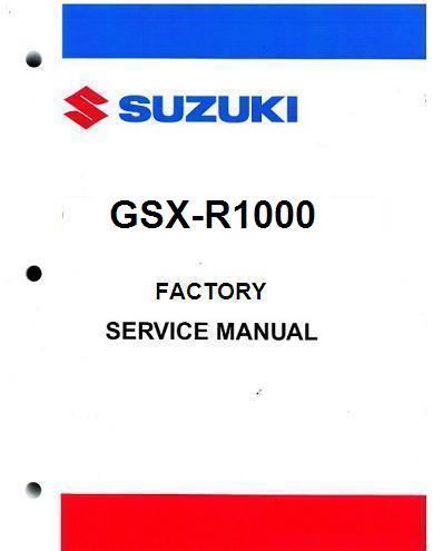 2001 - 2002 Suzuki GSX-R1000 Factory Service Manual