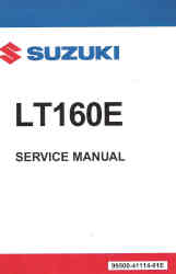 1985 - 2001 Suzuki LT160E Factory Service Manual