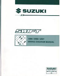 1996 - 1998 Suzuki Swift Factory Wiring Diagrams Manual