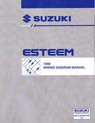 1998 Suzuki Esteem Factory Wiring Diagrams Manual