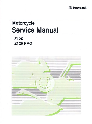 2016 - 2022 Kawasaki Z125 & Z125 Pro Factory Service Manual - OEM