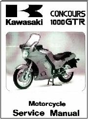 1986 - 2006 Kawasaki  Concours ZG1000A Motorcycle Factory Service Manual