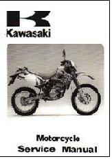 1993 - 1996 Kawasaki KLX250R & KLX250 Motorcycle Factory Service Manual  - Softcover