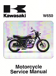 1999 - 2006 W650 Kawasaki Motorcycle Factory Repair Manual