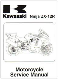 2002 - 2006 Kawasaki ZX-12R Motorcycle Factory Service Manual