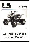 2003 - 2005 Kawasaki KFX400A ATV Factory Service Manual