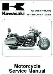 2005 - 2008 Kawasaki Vulcan Nomad VN1600D Motorcycle Factory Service Manual
