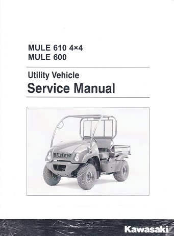 2005 - 2016 Kawasaki MULE 610 4x4 & MULE 600 Factory Service Manual - OEM