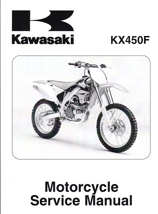 2006 - 2008 Kawasaki KX450F Factory Service Manual - OEM