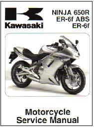 2006 - 2008 Kawasaki Ninja 650R & EX650A Motorcycle Factory Service Manual