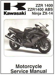 2006 - 2007 Kawasaki ZZR1400 & Ninja ZX14 Factory Service Manual