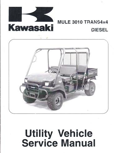 2007 Kawasaki KAF950C Mule 3010 Trans4x4 Diesel Factory Service Manual
