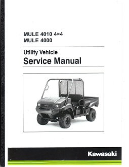2009 - 2021 Kawasaki KAF620M/N/P Mule 4010 4x4 & Mule 4000 Factory Service Manual