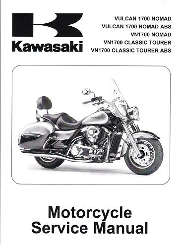 2009 - 2014 Kawasaki Vulcan Nomad VN1700C Factory Service Manual  - Softcover