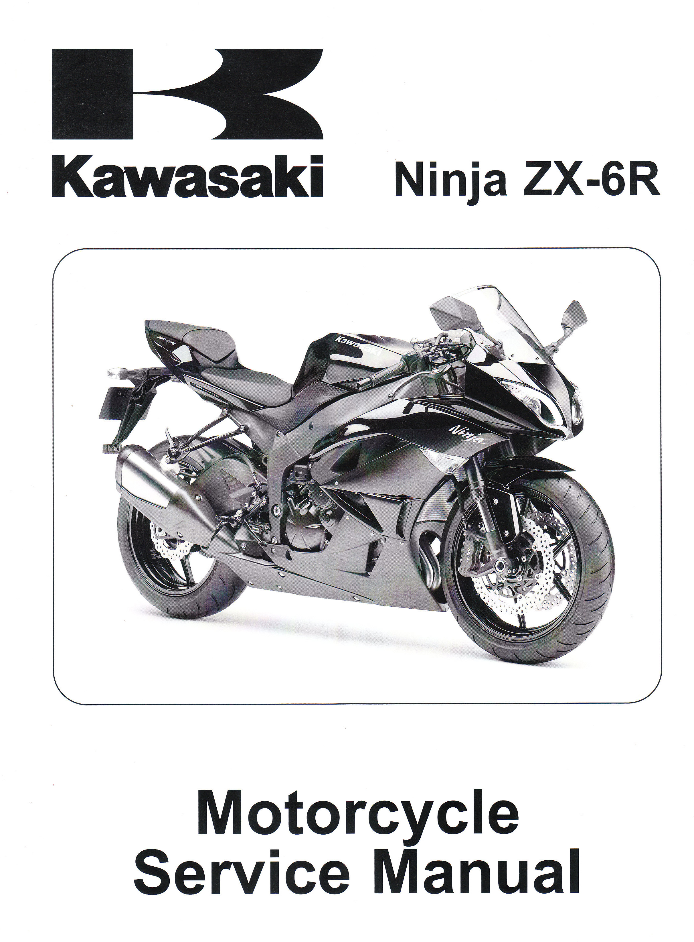 2009 - 2014 Kawasaki Ninja ZX-6R Factory Service Manual - OEM