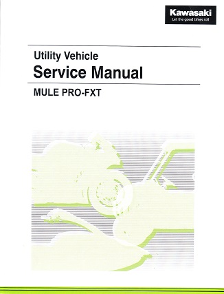 2015 - 2023 Kawasaki MULE Pro FXT Factory Service Manual - OEM