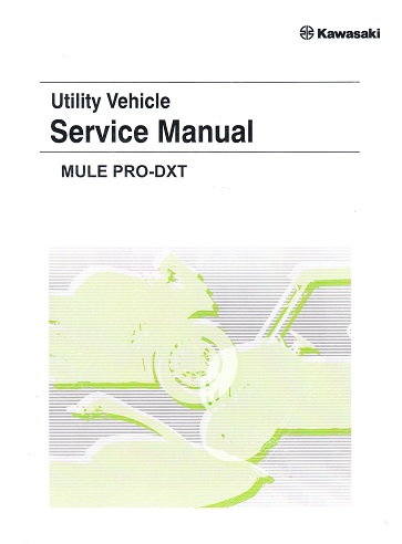 2016 - 2023 Kawasaki Mule Pro DXT Factory Service Manual - OEM