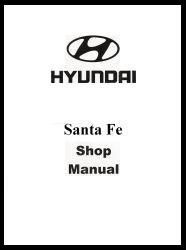2004 Hyundai Santa Fe Factory Shop Manual with Supplement