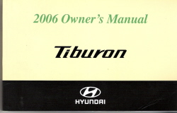 2006 Hyundai Tiburon Factory Owner's Manual