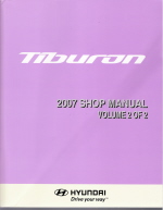 2007 Hyundai Tiburon Factory Shop Manual - Volume 2