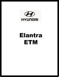 2001 Hyundai Elantra Factory Electrical Troubleshooting Manual - ETM