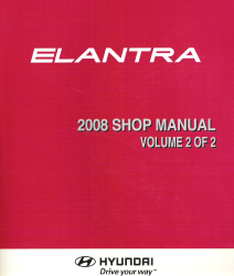 2008 Hyundai Elantra Factory Shop Manual Volume 2