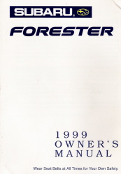 1999 Subaru Forester Owner's Manual