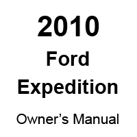 2010 Ford Expedition Factory Owner's Manual