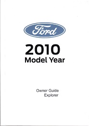 2010 Ford Explorer Owner's Manual