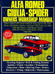 Alfa Romeo 1962 - 1972 Giulia-Spider Owner's Workshop Manual - Softcover