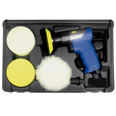 Astro Pneumatic 3'' Mini Air Polishing Kit w/ Case