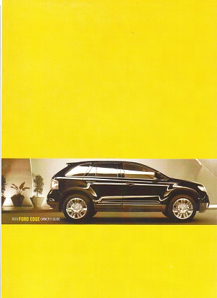 2010 Ford Edge Factory Owner's Manual