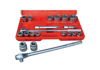 ATD Tools 21-Piece 3/4'' Drive 6-Point Fractional Socket Set w/ Case