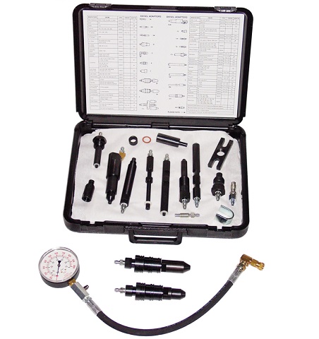 ATD Tools Heavy-Duty Global Diesel Compression Test Set w/ Case