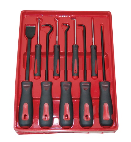 ATD Tools 9-Piece Scraper, Hook & Pick Set