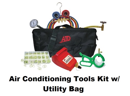 ATD Tools Air Conditioning Tools Kit w/ Utility Bag